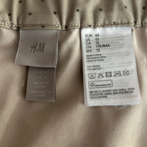 🐦‍⬛ H&M Tulle Swiss French Dot A-line midi Skirt size 12 - Picture 7 of 11